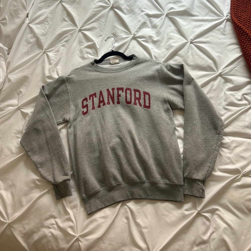 Champion Gray Stanford Crew Neck Sweater